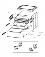 Stanley STST74306- Type 1 Drawer Cabinet Spare Parts